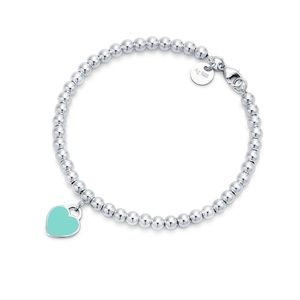 Heart tag bead Tiffany bracelet!